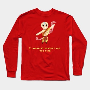 Aang Funny Quote Chibi Long Sleeve T-Shirt